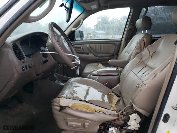 2004 Toyota Sequoia Limited with VIN 5TDZT38A84S211091, listed as a Copart auction lot 86263004 with 291,313 mi miles and Salvage Title. Bid and sale history available at carsss.com. Image 7.