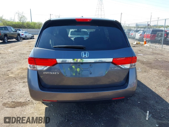 2017 Honda Odyssey EX-L with VIN 5FNRL5H68HB000944, listed as a IAAI auction lot 41937216 with 121,938 mi miles and . Bid and sale history available at DreamBid. Image 16.