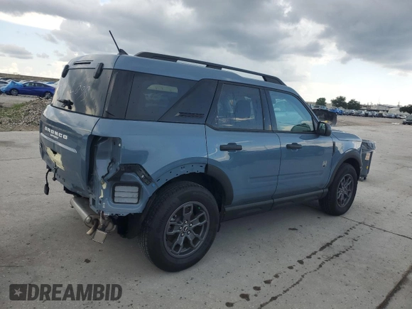 2024 Ford Bronco Sport Big Bend with VIN 3FMCR9B63RRE99989, listed as a Copart auction lot 61595025 with 6,359 mi miles and Salvage title. Bid and sale history available at DreamBid. Image 3.