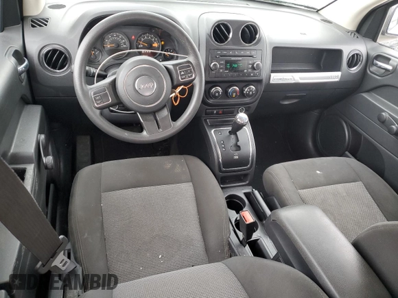 2017 Jeep Compass Sport with VIN 1C4NJCBB8HD133046, listed as a Copart auction lot 46084055 with 67,168 mi miles and Salvage Title. Bid and sale history available at carsss.com. Image 8.