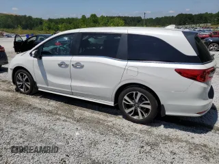 2023 Honda Odyssey Touring с VIN 5FNRL6H84PB071841, выставлен на аукционе Copart как лот 56030675 с пробегом 24 615 миль миль и Списание • Salvage title. История ставок и продаж доступна на DreamBid. Изображение 2.