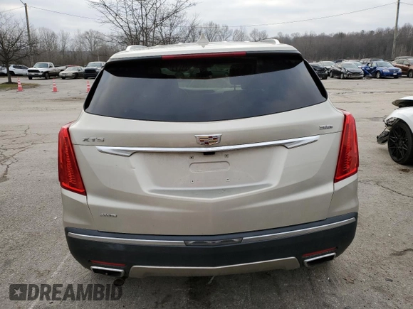 2017 Cadillac XT5 Platinum AWD with VIN 1GYKNFRS7HZ100180, listed as a Copart auction lot 85314924 with 52,093 mi miles and Salvage Title. Bid and sale history available at DreamBid. Image 6.