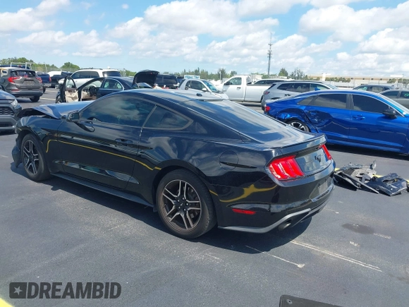 2019 Ford Mustang EcoBoost with VIN 1FA6P8TH4K5195697, listed as a IAAI auction lot 42249316 with 111,638 mi miles and . Bid and sale history available at DreamBid. Image 3.