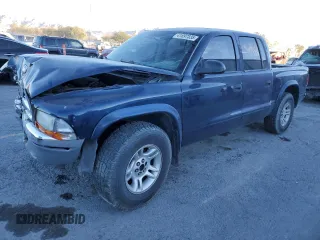 2003 Dodge Dakota SLT with VIN 1D7HL48N93S247579, listed as a Copart auction lot 41897335 with 0 mi miles and Salvage Title. Bid and sale history available at carsss.com. Image 1.