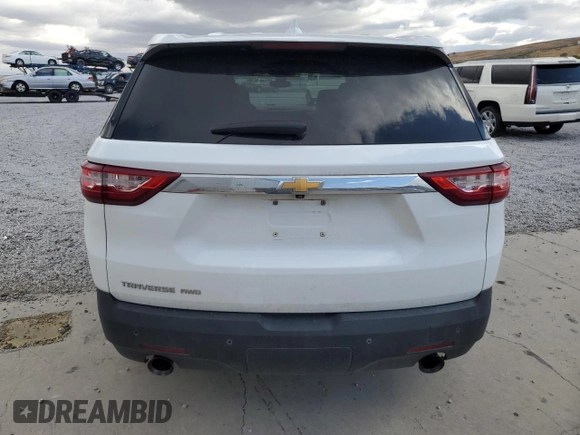 2020 Chevrolet Traverse LS with VIN 1GNEVLKW1LJ275991, listed as a Copart auction lot 71838494 with 98,110 mi miles and Salvage Title. Bid and sale history available at carsss.com. Image 6.