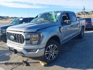 2023 Ford F-150 XL with VIN 1FTFW1E55PKD57059, listed as a IAAI auction lot 41625898 with 49,882 mi miles. Bid and sale history available at carsss.com. Image 17.
