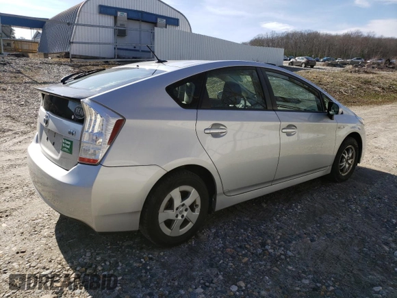 2011 Toyota Prius I with VIN JTDKN3DU7B0281225, listed as a Copart auction lot 53127665 with 211,925 mi miles and Clean Title. Bid and sale history available at DreamBid. Image 3.