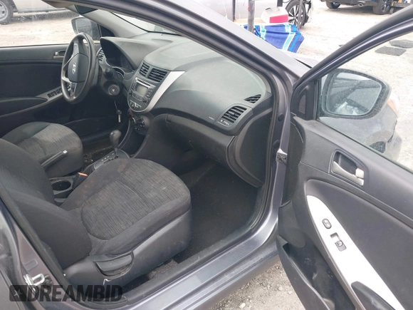 2017 Hyundai Accent SE with VIN KMHCT5AE3HU327391, listed as a IAAI auction lot 41953612 with 108,410 mi miles. Bid and sale history available at carsss.com. Image 5.