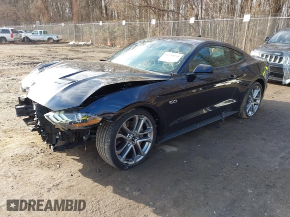 2021 Ford Mustang GT with VIN 1FA6P8CF0M5133019, listed as a IAAI auction lot 41534938 with 65,526 mi miles and . Bid and sale history available at carsss.com. Image 18.
