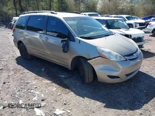 2007 Toyota Sienna CE with VIN 5TDZK23C57S061242, listed as a IAAI auction lot 41738859 with 1 mi miles. Bid and sale history available at carsss.com. Image 1.