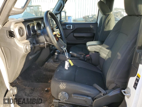 2021 Jeep Wrangler Sport with VIN 1C4GJXAGXMW725656, listed as a Copart auction lot 42826795 with 38,187 mi miles and Salvage Title. Bid and sale history available at DreamBid. Image 7.
