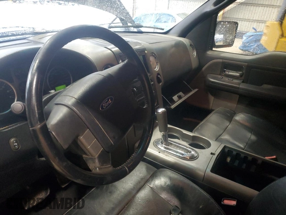 2006 Ford F-150 XLT with VIN 1FTPW14546FA00081, listed as a Copart auction lot 63607045 with 106,828 mi miles and Salvage title. Bid and sale history available at DreamBid. Image 8.