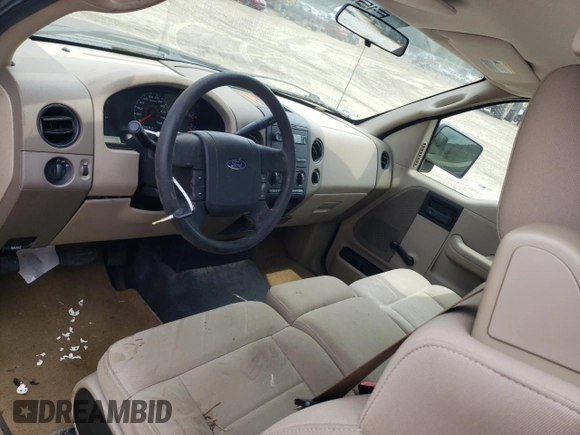 2008 Ford F-150 XL with VIN 1FTRF122X8KE92949, listed as a Copart auction lot 60833295 with 97,847 mi miles and Salvage title. Bid and sale history available at DreamBid. Image 8.