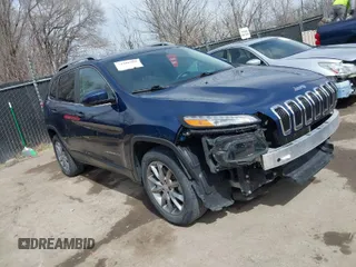 2018 Jeep Cherokee Limited with VIN 1C4PJMDB5JD562002, listed as a IAAI auction lot 41806090 with 116,706 mi miles. Bid and sale history available at carsss.com. Image 1.