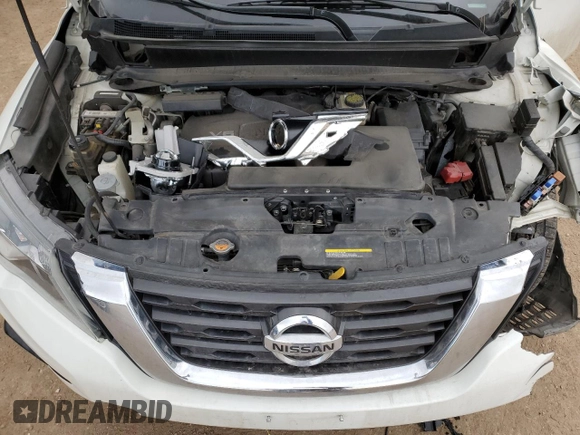 2017 Nissan Pathfinder SL with VIN 5N1DR2MM9HC672824, listed as a Copart auction lot 46905065 with 96,018 mi miles and Salvage Title. Bid and sale history available at carsss.com. Image 12.