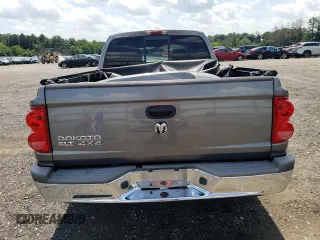 2007 Dodge Dakota SLT with VIN 1D7HW48KX7S256455, listed as a Copart auction lot 62001464 with 109,239 mi miles and Salvage Title. Bid and sale history available at carsss.com. Image 6.