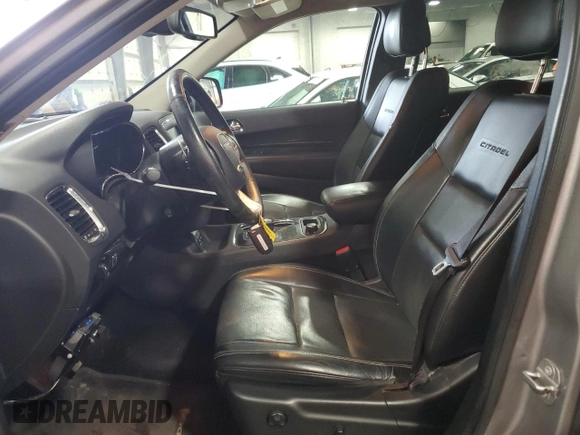 2016 Dodge Durango Citadel Anodized Platinum with VIN 1C4SDJETXGC466369, listed as a Copart auction lot 58621274 with 132,975 mi miles and Salvage title. Bid and sale history available at DreamBid. Image 7.