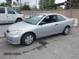 2005 Honda Civic Cpe VP with VIN 1HGEM21105L058145, listed as a IAAI auction lot 42137371 with 207,361 mi miles. Bid and sale history available at carsss.com. Image 2.