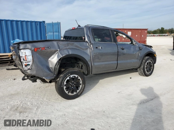 2021 Ford Ranger XL with VIN 1FTER4EH8MLD35979, listed as a Copart auction lot 43206075 with 57,901 mi miles and Non Repairable. Bid and sale history available at carsss.com. Image 3.