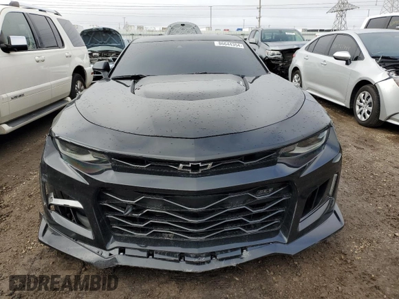 2021 Chevrolet Camaro ZL1 with VIN 1G1FK1R61M0100933, listed as a Copart auction lot 86644354 with 19,933 mi miles and Salvage Title. Bid and sale history available at carsss.com. Image 5.