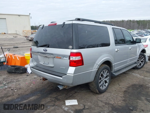 2015 Ford Expedition EL XLT with VIN 1FMJK1HT6FEF05048, listed as a IAAI auction lot 41539189 with 1 mi miles. Bid and sale history available at carsss.com. Image 4.
