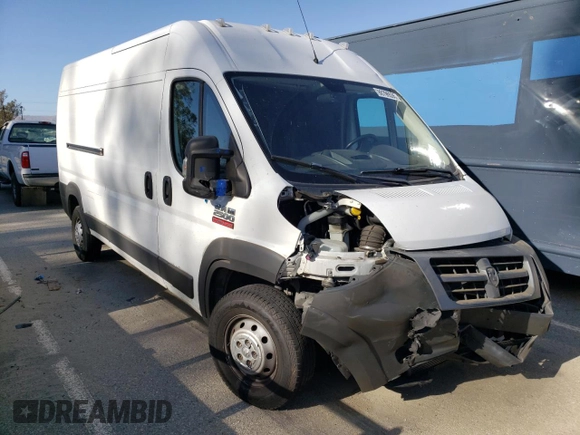 2017 Ram ProMaster Cargo with VIN 3C6TRVDG1HE506583, listed as a Copart auction lot 88796535 with Not Provided miles and Salvage Title. Bid and sale history available at carsss.com. Image 4.