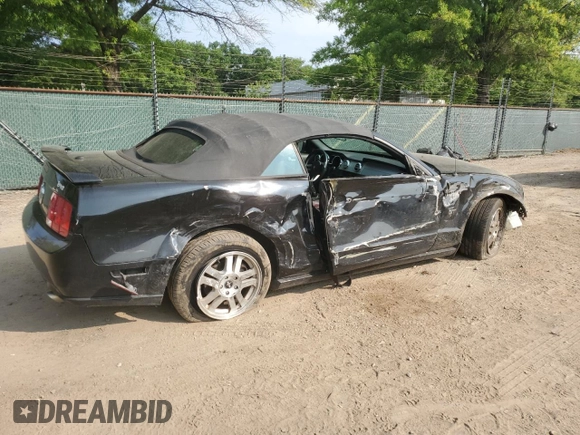 2007 Ford Mustang GT Deluxe with VIN 1ZVHT85H775207390, listed as a Copart auction lot 59553555 with 125,676 mi miles and Salvage title. Bid and sale history available at DreamBid. Image 3.