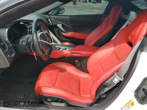 2016 Chevrolet Corvette Z51 2LT with VIN 1G1YK3D75G5122610, listed as a Copart auction lot 72325114 with 29,159 mi miles and Clean Title. Bid and sale history available at carsss.com. Image 7.