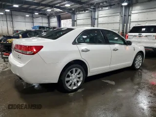 2012 Lincoln MKZ with VIN 3LNHL2GCXCR821600, listed as a Copart auction lot 49785545 with 157,686 mi miles and Salvage Title. Bid and sale history available at DreamBid. Image 3.