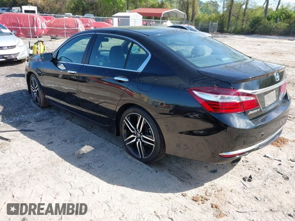 2016 Honda Accord Sport with VIN 1HGCR2F50GA086434, listed as a IAAI auction lot 42010233 with 126,597 mi miles and . Bid and sale history available at DreamBid. Image 3.