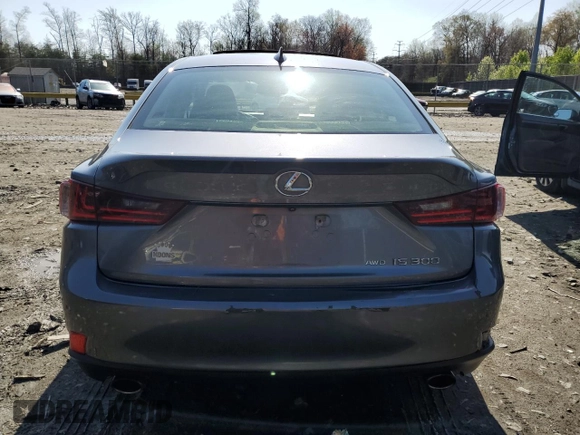2016 Lexus IS 300/350 with VIN JTHCM1D26G5010546, listed as a Copart auction lot 51065005 with 89,886 mi miles and Salvage title. Bid and sale history available at DreamBid. Image 6.