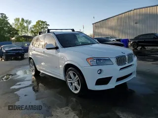 2013 BMW X3 xDrive35i with VIN 5UXWX7C54DL980857, listed as a Copart auction lot 52776115 with 88,363 mi miles and Salvage Title. Bid and sale history available at DreamBid. Image 14.