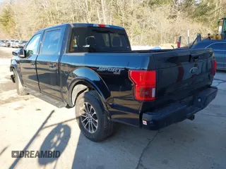 2018 Ford F-150 XL with VIN 1FTEW1EP7JFB77823, listed as a IAAI auction lot 40942694 with 163,078 mi miles. Bid and sale history available at carsss.com. Image 3.