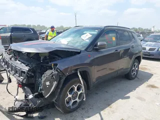 2022 Jeep Compass Trailhawk with VIN 3C4NJDDBXNT157230, listed as a IAAI auction lot 42046292 with Not provided miles and . Bid and sale history available at DreamBid. Image 17.