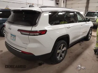2022 Jeep Grand Cherokee Limited z VIN 1C4RJKBG7N8526645, wystawiony jako IAAI lot #41615158 z przebiegiem 36 576 mil mil oraz . Historia ofert i sprzedaży dostępna na DreamBid. Obrazek 4.