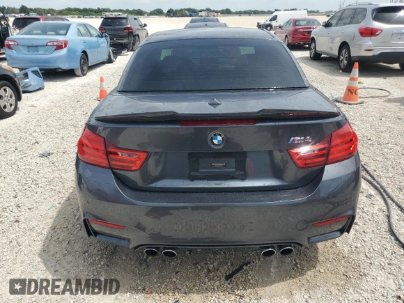 2016 BMW M4 with VIN WBS3U9C58GP969200, listed as a Copart auction lot 64561124 with 42,563 mi miles and Salvage Title. Bid and sale history available at carsss.com. Image 6.
