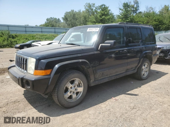 2007 Jeep Commander Sport with VIN 1J8HG48K97C603008, listed as a Copart auction lot 64437764 with 117,182 mi miles and Clean Title. Bid and sale history available at carsss.com. Image 1.