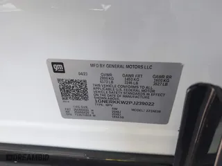 2023 Chevrolet Traverse Premier with VIN 1GNERKKW2PJ239022, listed as a IAAI auction lot 41389918 with 10,326 mi miles. Bid and sale history available at carsss.com. Image 9.
