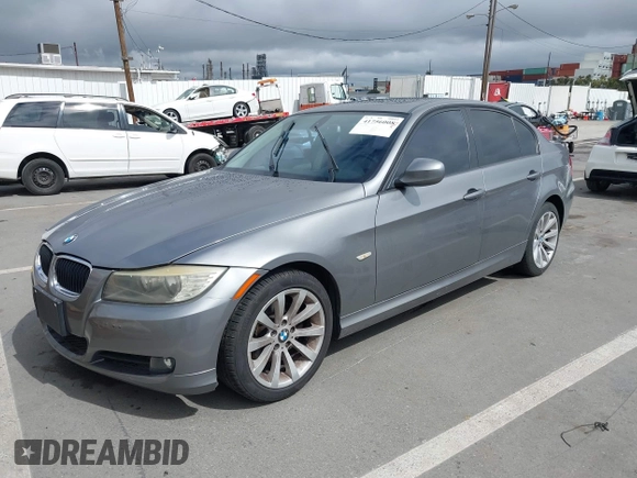 2011 BMW 3 Series 328i with VIN WBAPH5C59BA444595, listed as a IAAI auction lot 41756008 with Not Provided miles and . Bid and sale history available at carsss.com. Image 2.
