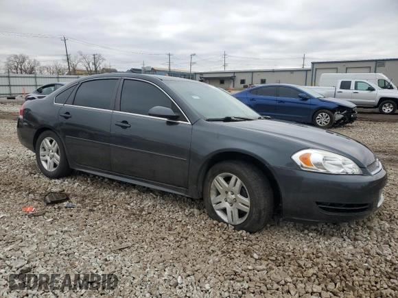 2012 Chevrolet Impala LT Retail with VIN 2G1WB5E32C1300905, listed as a Copart auction lot 51170975 with 164,345 mi miles and Salvage Title. Bid and sale history available at DreamBid. Image 4.