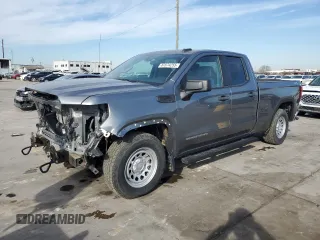 2022 GMC Sierra 1500 with VIN 1GTR9AEK3NZ159174, listed as a Copart auction lot 87674255 with 50,980 mi miles and Salvage Title. Bid and sale history available at DreamBid. Image 1.