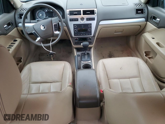 2009 Mercury Milan Premier z VIN 3MEHM08139R624584, wystawiony jako Copart lot #53060605 z przebiegiem 76 603 mil mil oraz Nie do naprawy • Non repairable. Historia ofert i sprzedaży dostępna na DreamBid. Obrazek 8.