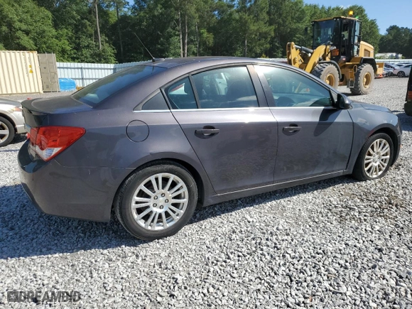 2011 Chevrolet Cruze ECO w/1XF with VIN 1G1PJ5S92B7186437, listed as a Copart auction lot 60002644 with 132,251 mi miles and Non Repairable. Bid and sale history available at carsss.com. Image 3.