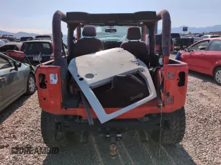 2015 Jeep Wrangler Freedom Edition with VIN 1C4AJWAG1FL613350, listed as a Copart auction lot 61978965 with Not provided miles and Salvage title. Bid and sale history available at DreamBid. Image 6.