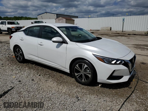 2023 Nissan Sentra SV z VIN 3N1AB8CV0PY270059, wystawiony jako Copart lot #55515235 z przebiegiem 10 657 mil mil oraz Szkoda całkowita • Salvage title. Historia ofert i sprzedaży dostępna na DreamBid. Obrazek 4.