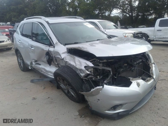 2016 Nissan Rogue SL with VIN 5N1AT2MT5GC758268, listed as a IAAI auction lot 40275243 with 93,829 mi miles. Bid and sale history available at carsss.com. Image 6.