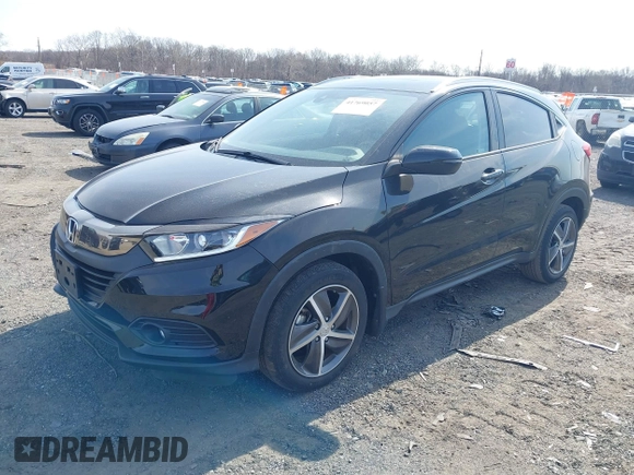 2021 Honda HR-V EX with VIN 3CZRU6H59MM728380, listed as a IAAI auction lot 41769057 with 39,341 mi miles. Bid and sale history available at carsss.com. Image 17.