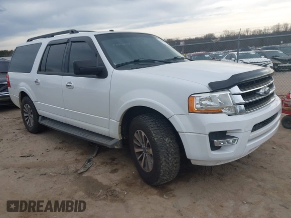 2016 Ford Expedition EL XLT with VIN 1FMJK1HT8GEF49487, listed as a IAAI auction lot 41464009 with 146,582 mi miles. Bid and sale history available at carsss.com. Image 1.