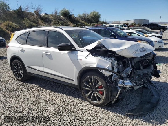2024 Acura MDX Type S w/Advance Package with VIN 5J8YD8H8XRL001976, listed as a Copart auction lot 59060424 with 0 mi miles and Salvage Title. Bid and sale history available at carsss.com. Image 4.