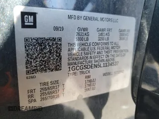 2020 Chevrolet Colorado 2WD Z71 with VIN 1GCGSDEN5L1134537, listed as a Copart auction lot 80283384 with 26,228 mi miles and Salvage title. Bid and sale history available at DreamBid. Image 14.